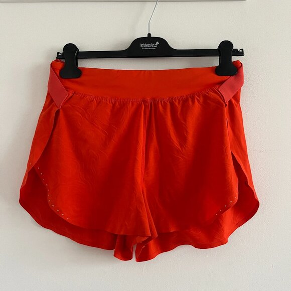 Lululemon Orange Fast and Free High-Rise Short, Size 6 - Picture 1 of 4